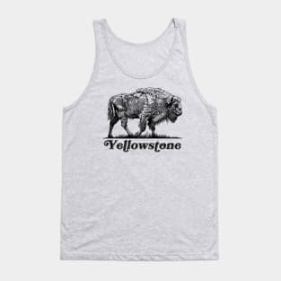 Yellowstone Bison Buffalo Tank Top
